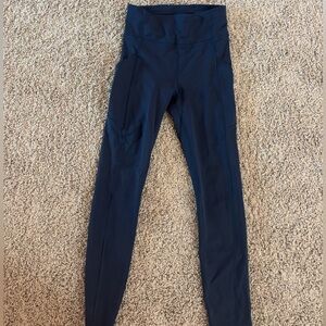 Navy LuluLemon Leggings Size 4